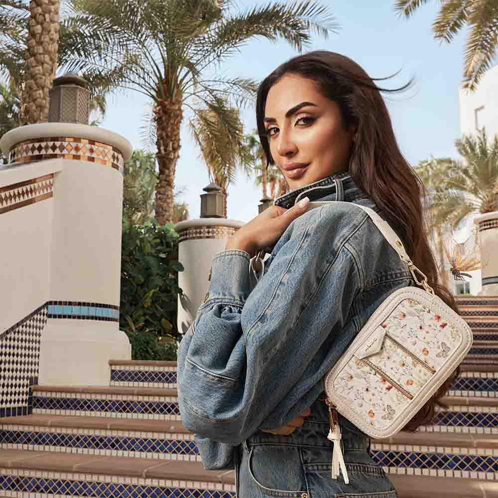 Masuma Women's White Cross Body